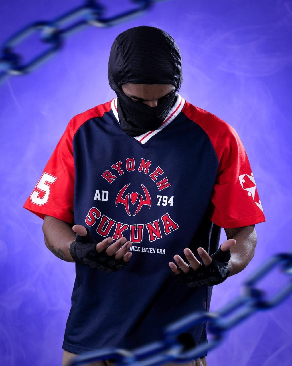 RYOMEN SUKUNA OVERSIZED JERSEY T-SHIRT
