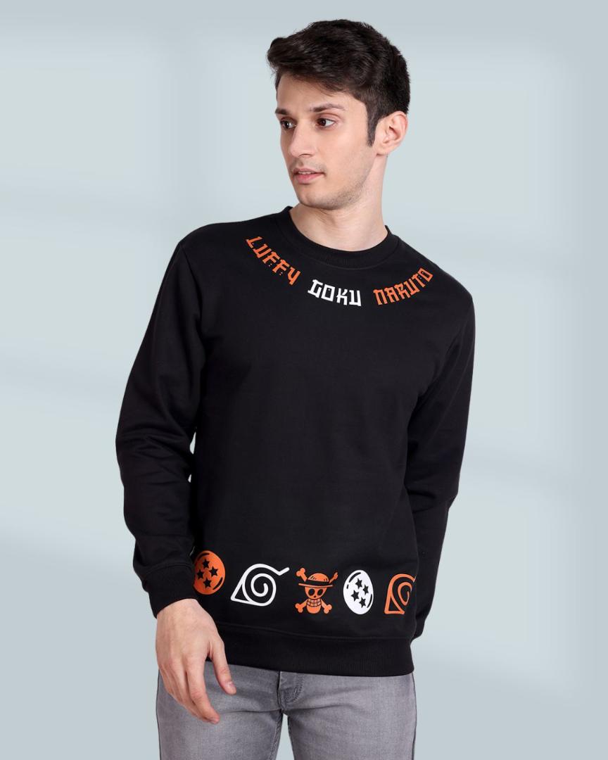 NARUTO LUFFY GOKU SWEATSHIRT