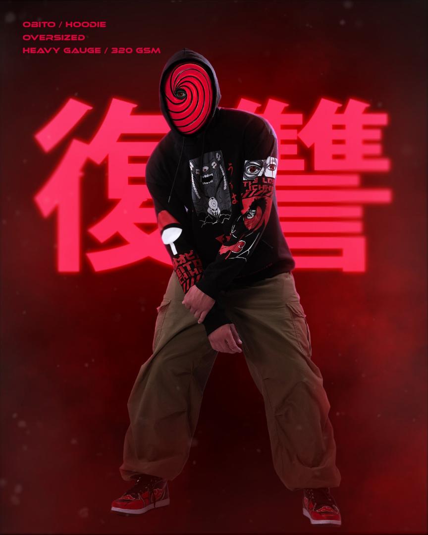 OBITO UCHIHA OVERSIZED HOODIE