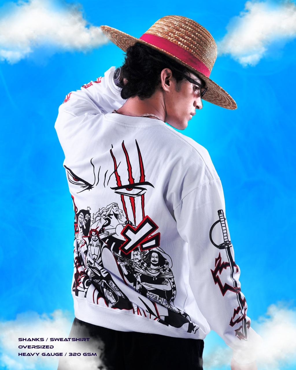 SHANKS OVERSIZED SWEATSHIRT