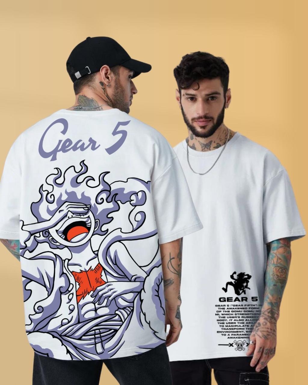 THE GEAR 5 OVERSIZED ANIME T-SHIRT
